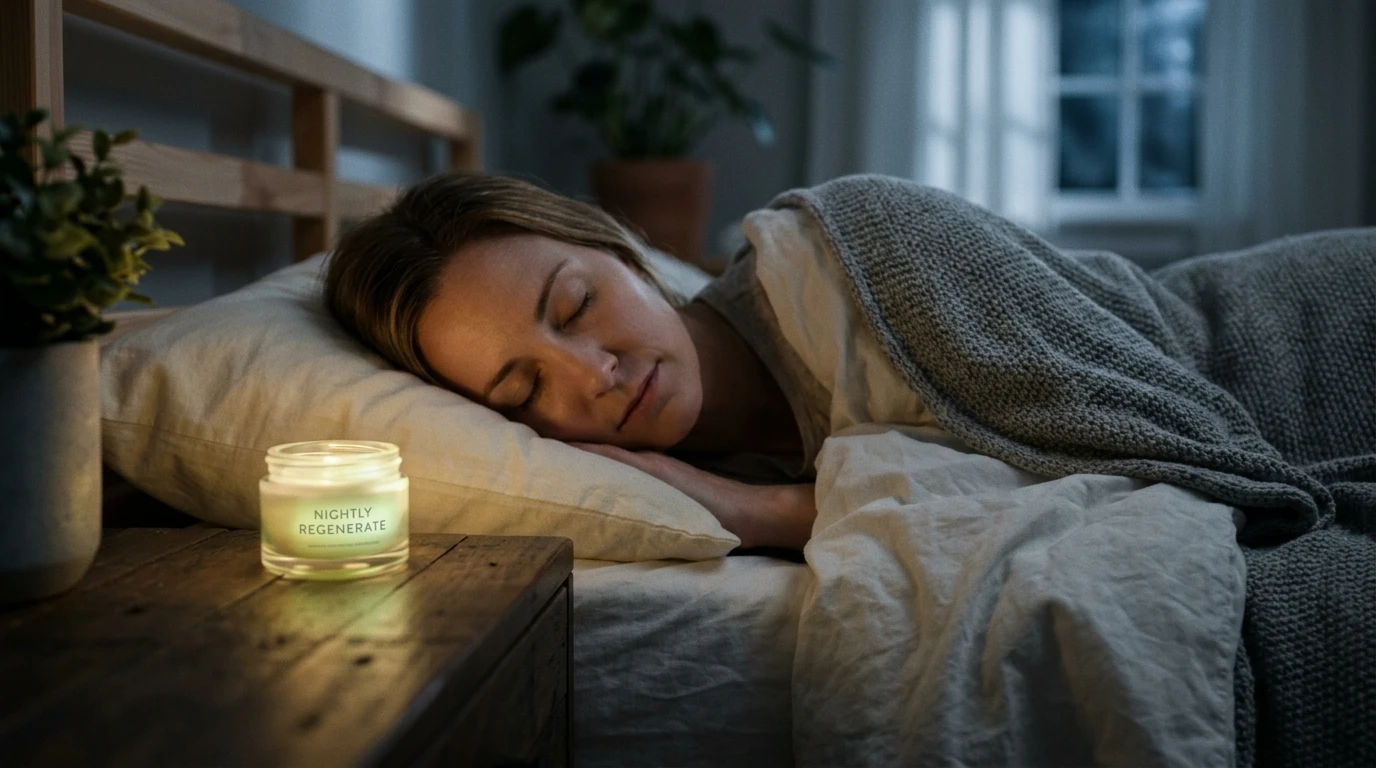 Hidratação Noturna: Por Que a Pele se Recupera Enquanto Você Dorme